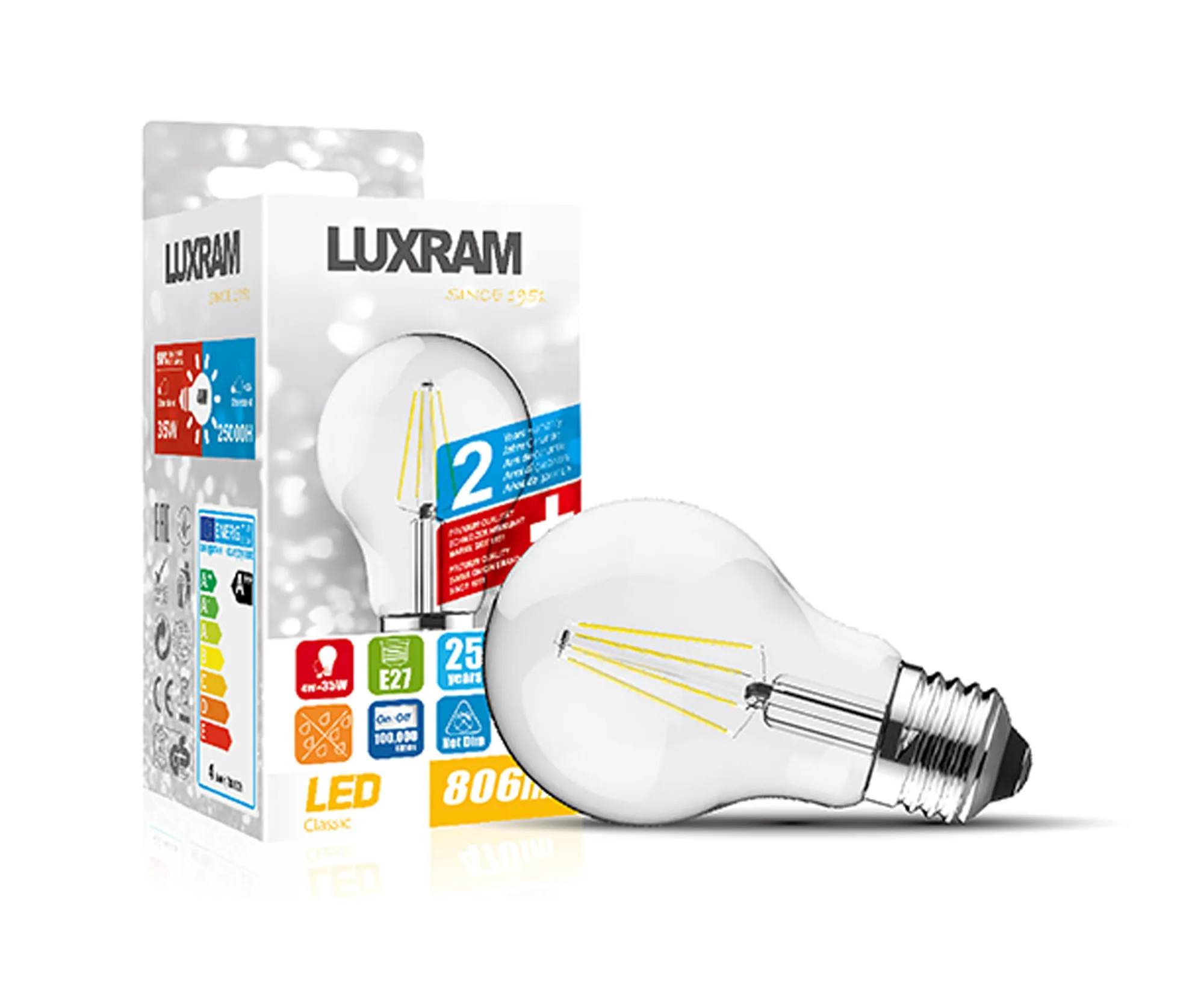 Value Classic LED Lamps Luxram GLS